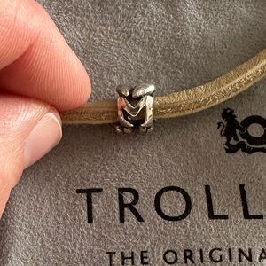Trollbeads Silver “M” Charm